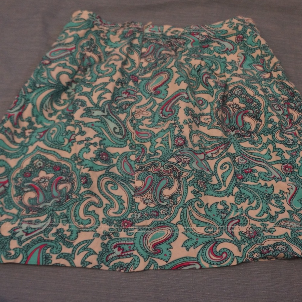 Ann Taylor Loft paisley skirt